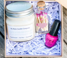 Load image into Gallery viewer, Gift Box: Candle, Matches, OPI Polish