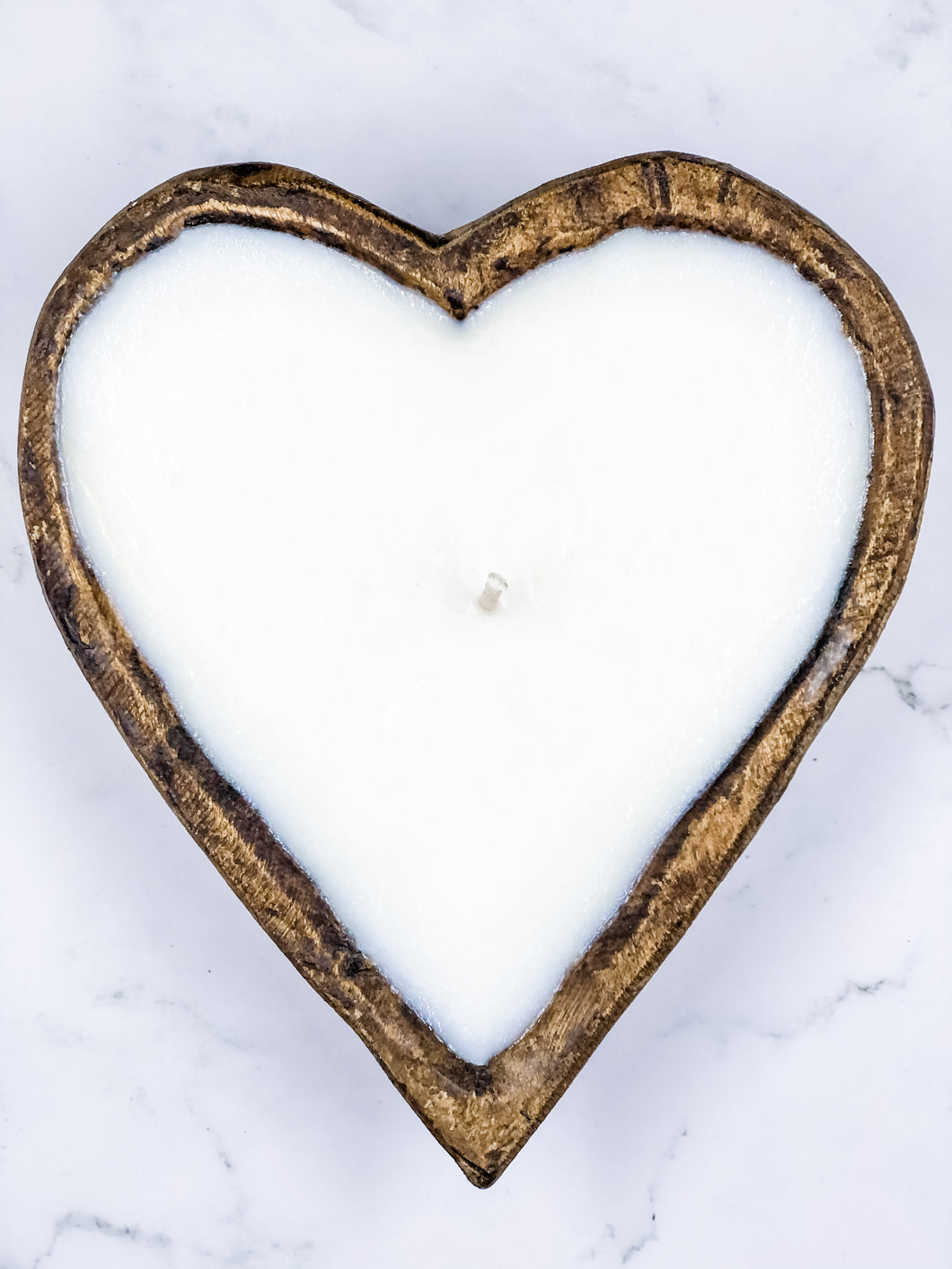 SMALL Heart Shaped Dough Bowl Candle – 83 Main Candle Company