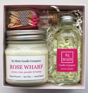 Gift Box: Candle, Reed Diffuser and Matches